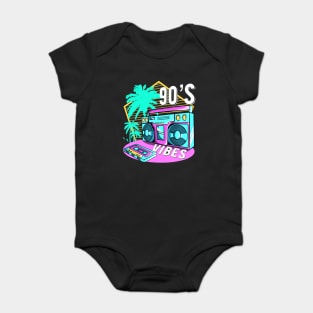 90s Vibes Outfit Retro Aesthetic 1990s Costume Retro Party Baby Bodysuit